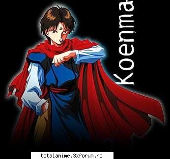 Koenma - cin e mik are un cap mare j e dragalas,dar cin ii - yu yu Hakusho