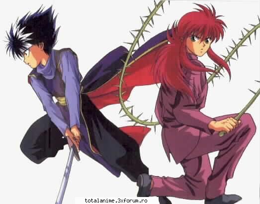 Luptele - mie imi place cand lupta hiei sau kurama :D - yu yu Hakusho