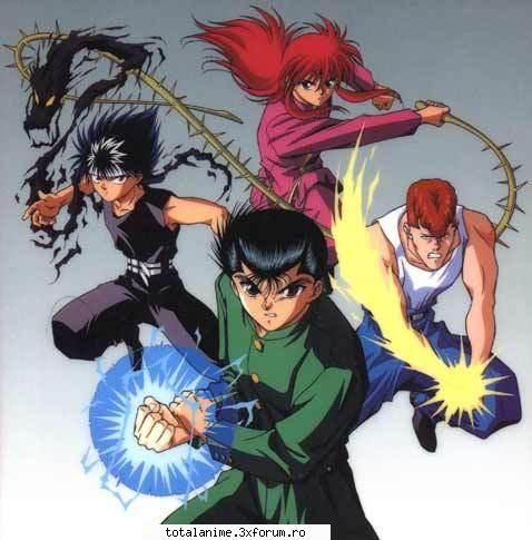 Luptele - Defapt toata echipa e tare! - yu yu Hakusho