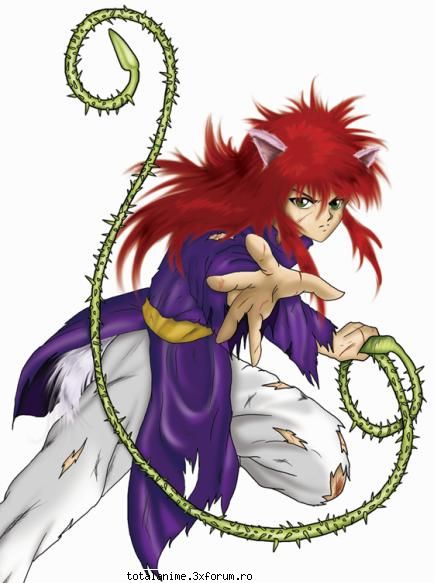 kurama ecel mai tare - kurama e foarte bun,dragut,amabil,puternic si de - yu yu Hakusho