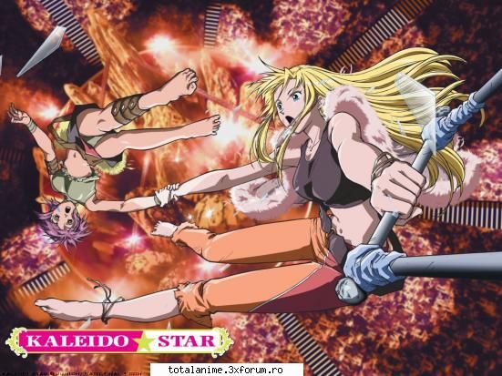 personajul preferat - sora naegino,alyla,yuri,leon si aproape toti,dar - Kaleido Star